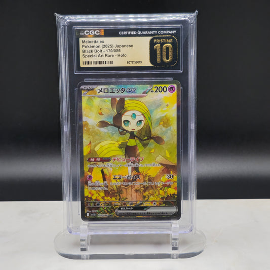 CGC 10 Pristine - Meloetta 170/086 Black Bolt